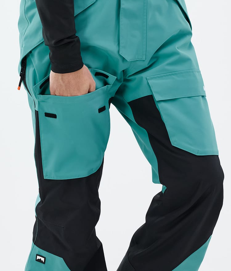 Montec Fawk Snowboard Pants Men Turquoise/Black, Image 6 of 6