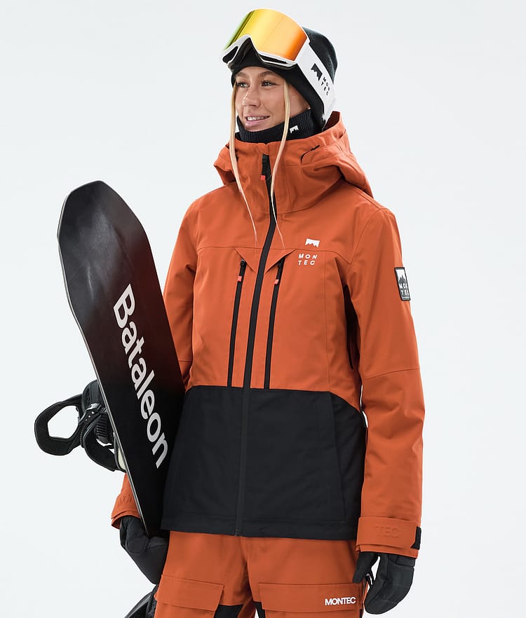 Montec Moss W Snowboardjacke Damen Burned Orange/Black, Bild 1 von 10