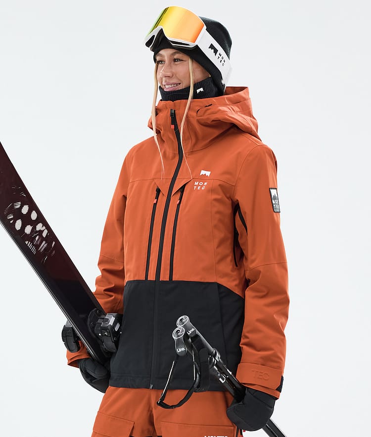 Montec Moss W Ski Jacket Women Burned Orange/Black, Image 1 of 10