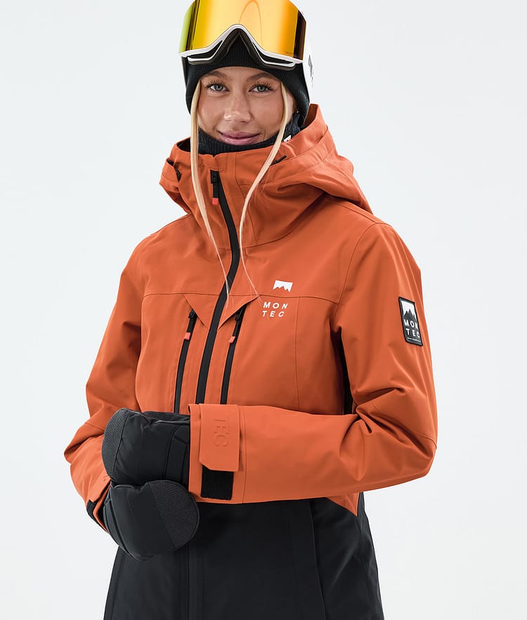 Montec Moss W Snowboardjacke Damen Burned Orange/Black, Bild 2 von 10
