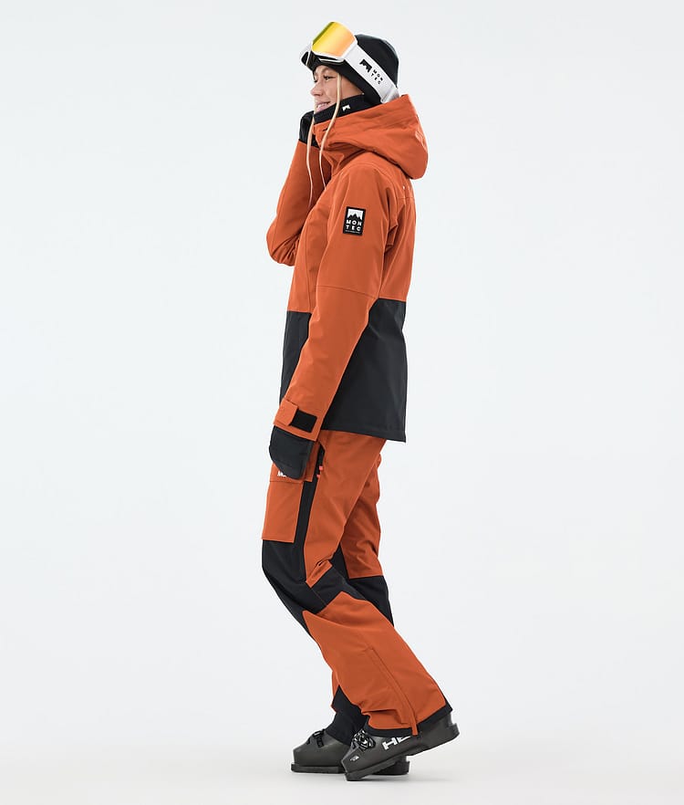 Montec Moss W Ski Jacket Women Burned Orange/Black, Image 4 of 10