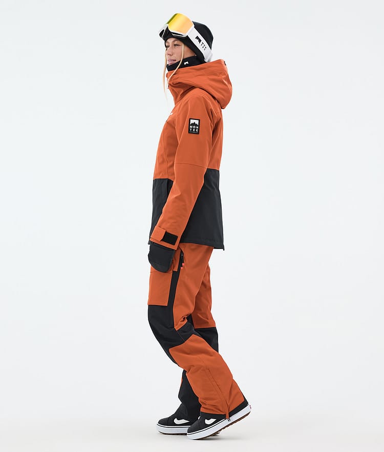 Montec Moss W Snowboardjacke Damen Burned Orange/Black, Bild 4 von 10