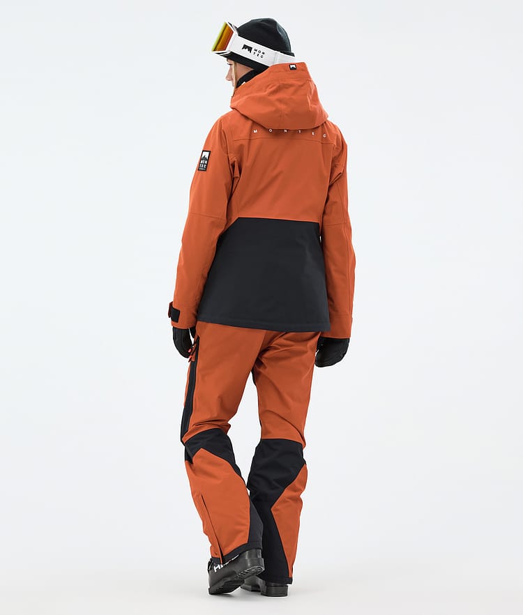 Montec Moss W Ski Jacket Women Burned Orange/Black, Image 5 of 10