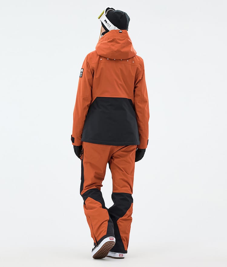 Montec Moss W Snowboardjacke Damen Burned Orange/Black, Bild 5 von 10