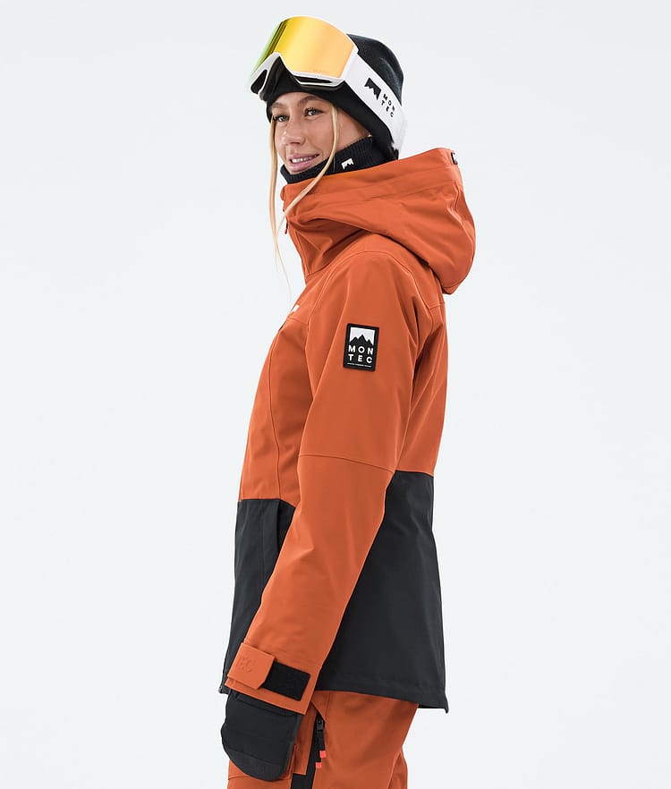 Montec Moss W Snowboardjacke Damen Burned Orange/Black, Bild 6 von 10