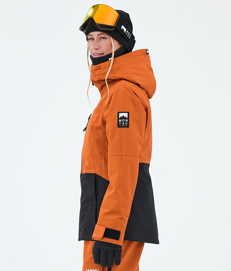 Montec Moss W Veste Snowboard Femme Burned Orange/Black, Image 5 of 9