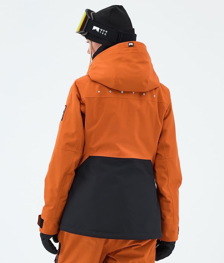 Montec Moss W Veste Snowboard Femme Burned Orange/Black, Image 6 of 9