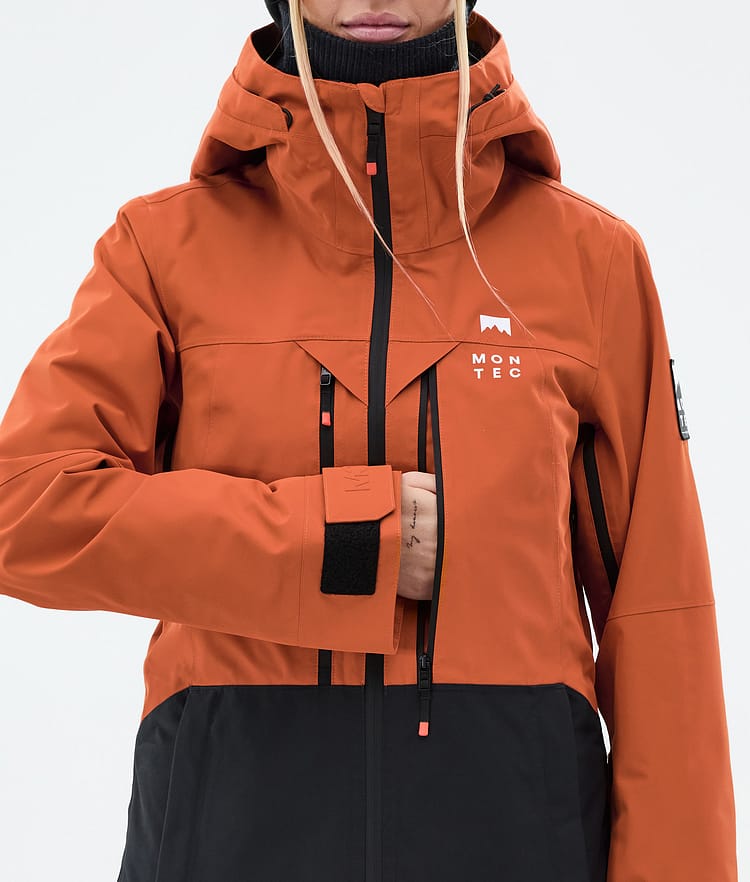 Montec Moss W Snowboardjacke Damen Burned Orange/Black, Bild 9 von 10