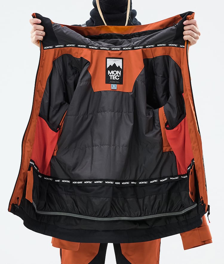 Montec Moss W Snowboardjacke Damen Burned Orange/Black, Bild 10 von 10