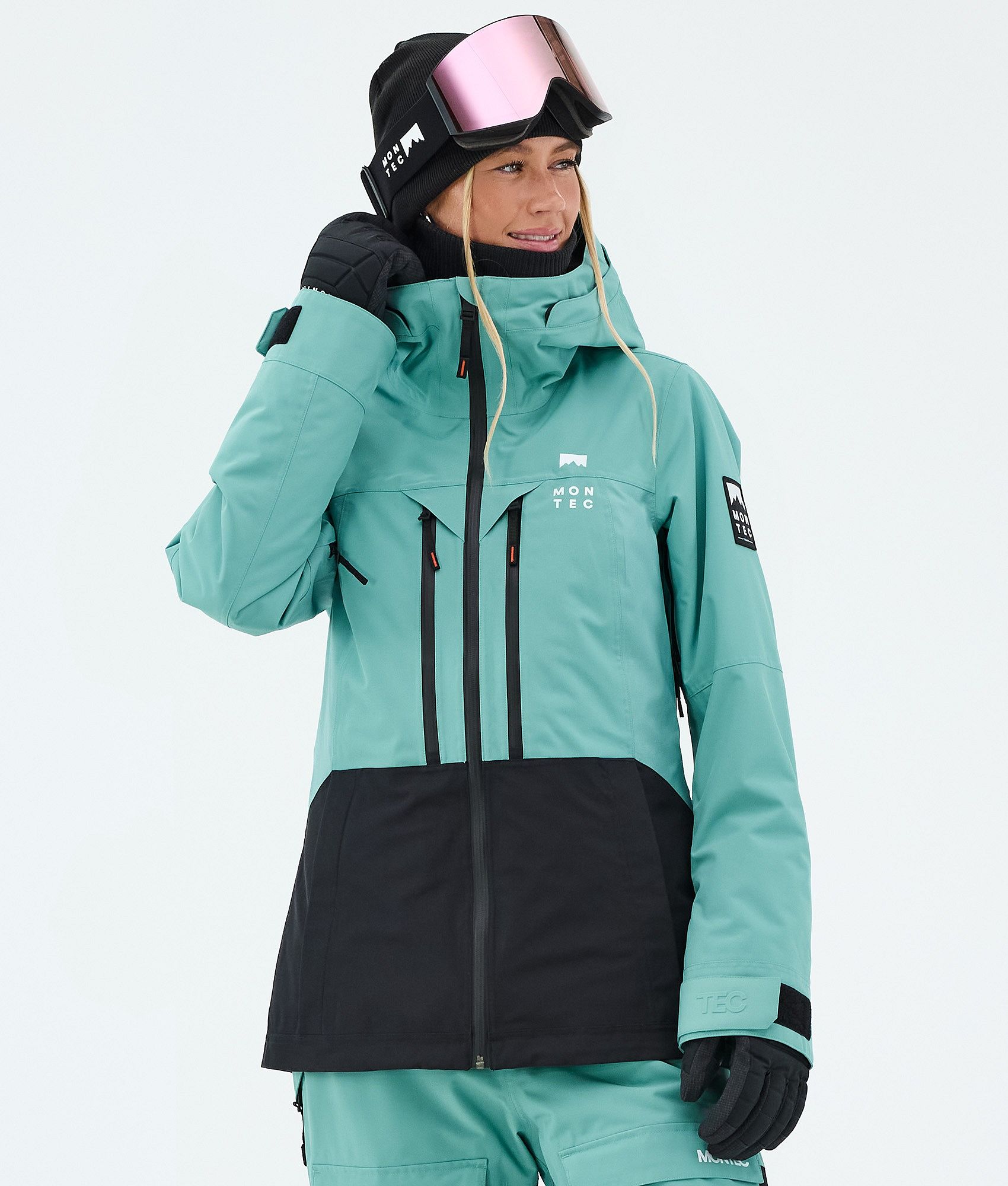 Montec Moss W Snowboard Jacket Women Turquoise/Black | Ridestore.com