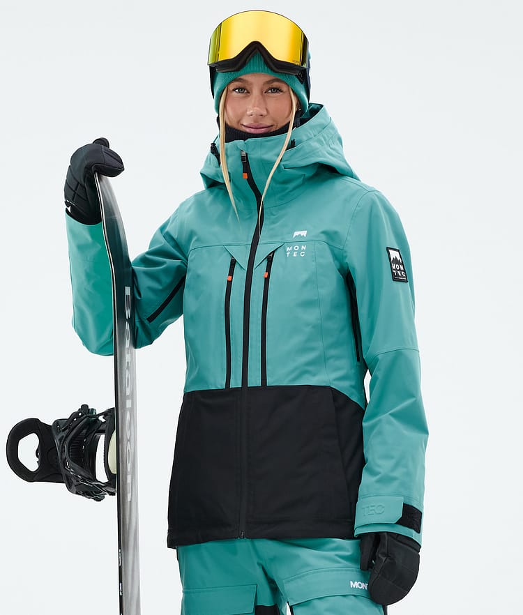 Montec Moss W Snowboardjacke Damen Turquoise/Black, Bild 1 von 10