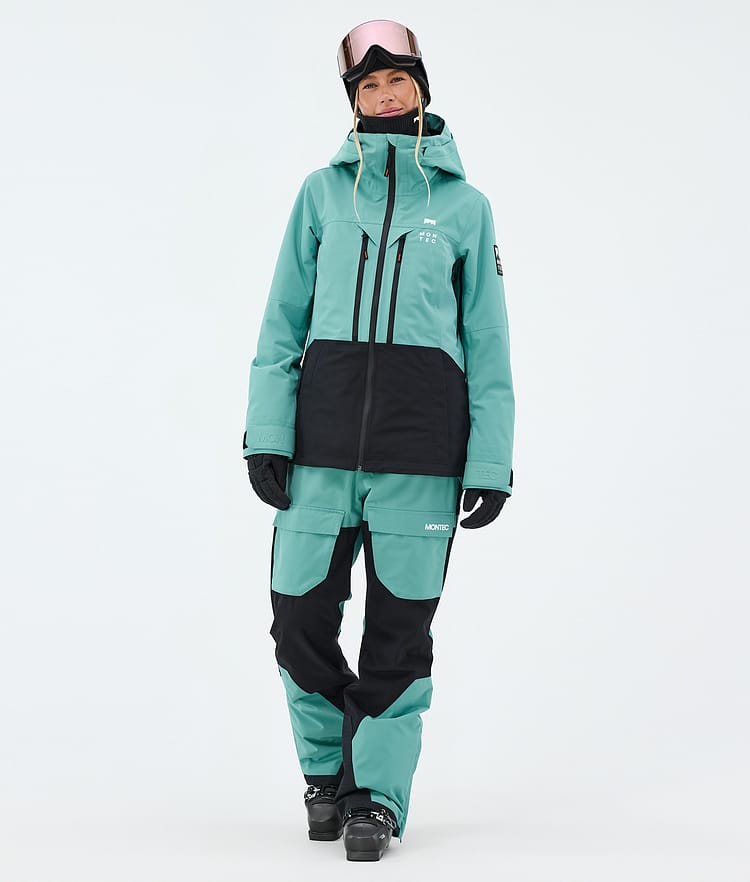 Montec Moss W Veste de Ski Femme Turquoise/Black, Image 2 of 9