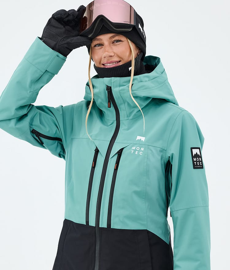 Montec Moss W Veste Snowboard Femme Turquoise/Black, Image 4 of 9