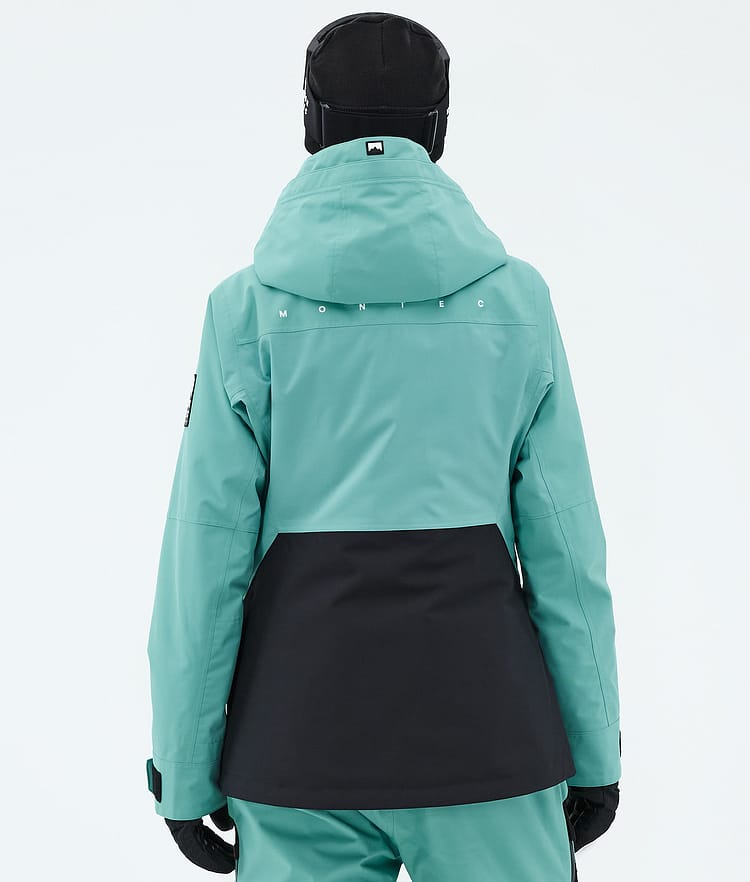 Montec Moss W Veste de Ski Femme Turquoise/Black, Image 6 of 9
