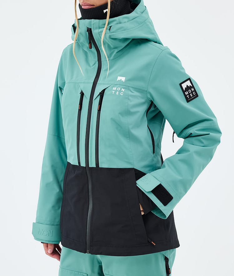 Montec Moss W Veste de Ski Femme Turquoise/Black, Image 7 of 9