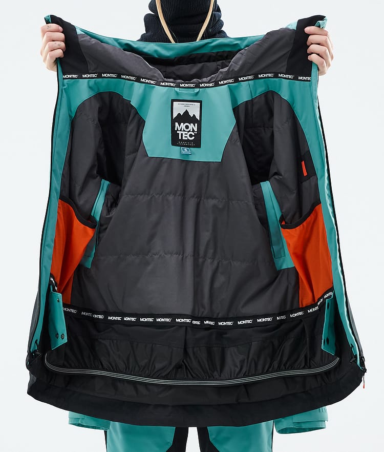 Montec Moss W Snowboardjacke Damen Turquoise/Black, Bild 10 von 10