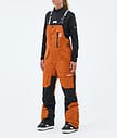 Montec Fawk W Pantalon de Snowboard Femme Burned Orange/Black
