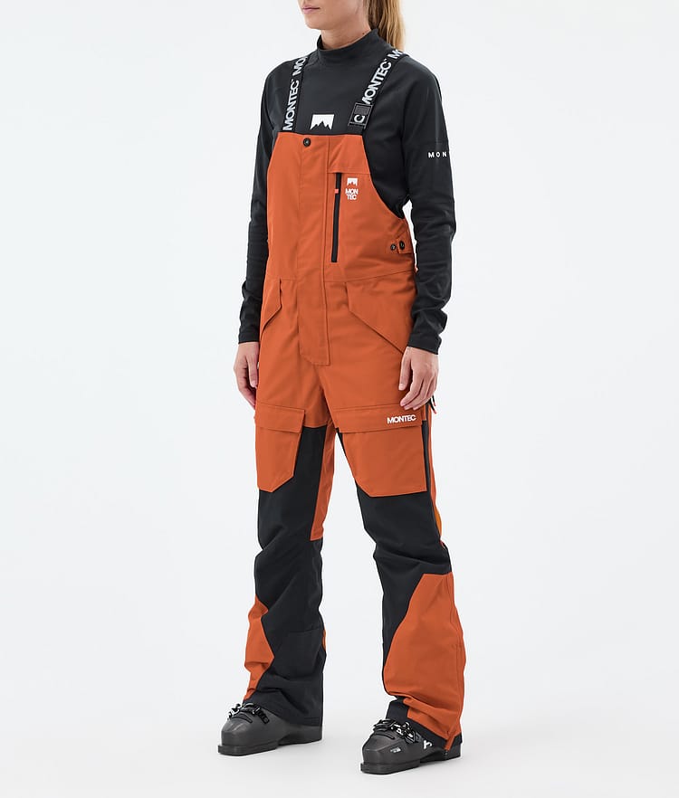Montec Fawk W Ski Pants Women Burned Orange/Black, Image 1 of 6