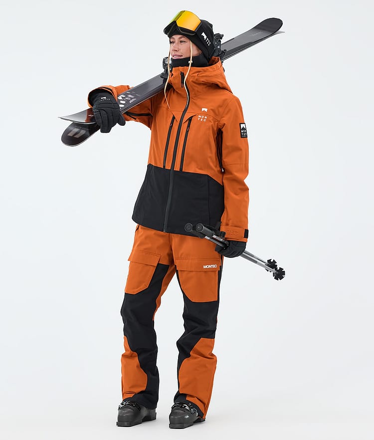 Montec Fawk W Skibukser Dame Burned Orange/Black, Image 2 of 7