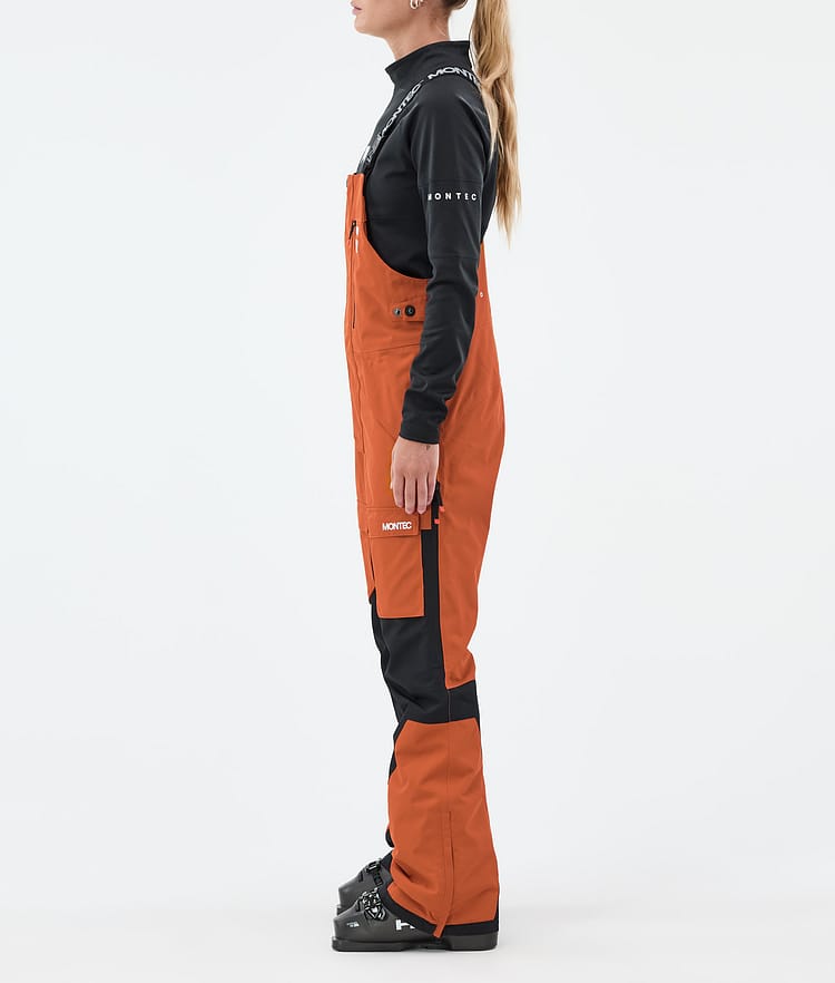 Montec Fawk W Ski Pants Women Burned Orange/Black, Image 2 of 6