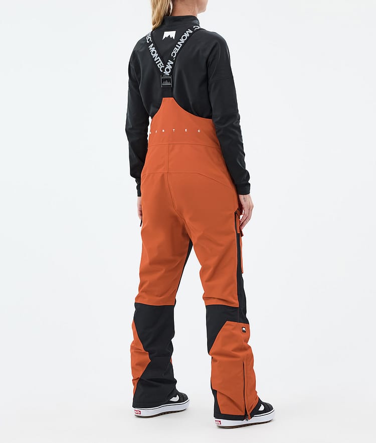 Montec Fawk W Snowboard Pants Women Burned Orange/Black, Image 3 of 6