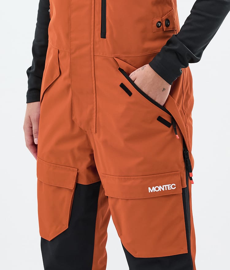 Montec Fawk W Ski Pants Women Burned Orange/Black, Image 4 of 6