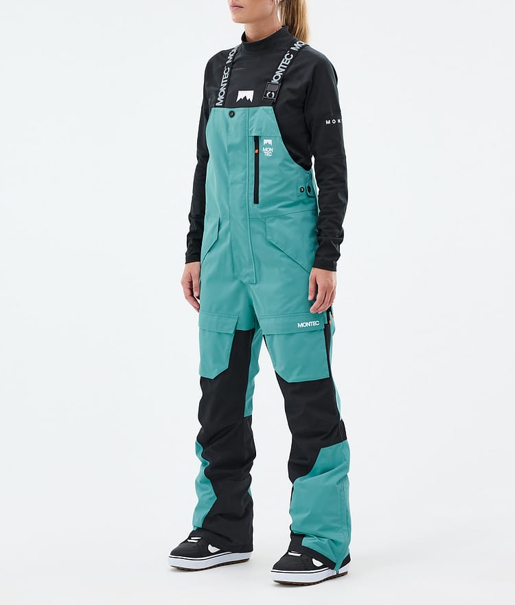 Montec Fawk W Snowboard Pants Women Turquoise/Black, Image 1 of 7