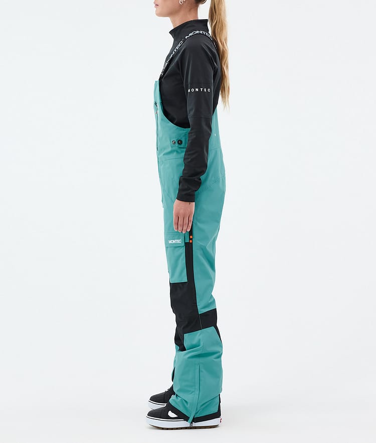 Montec Fawk W Snowboard Pants Women Turquoise/Black, Image 3 of 7