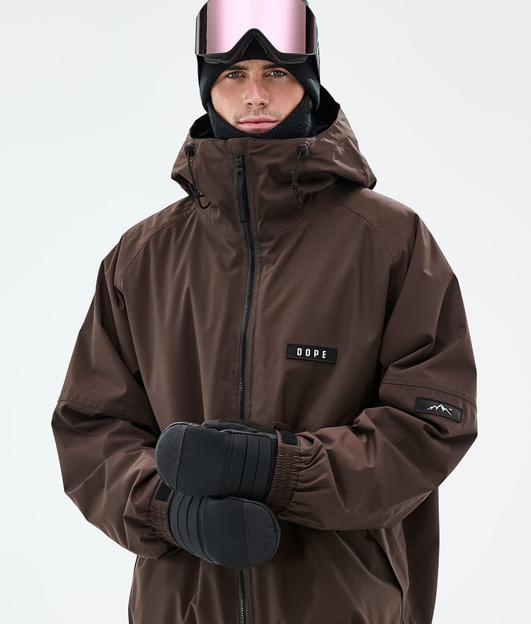 Dope Spartan Veste de Ski Homme Dark Brown, Image 2 sur 9