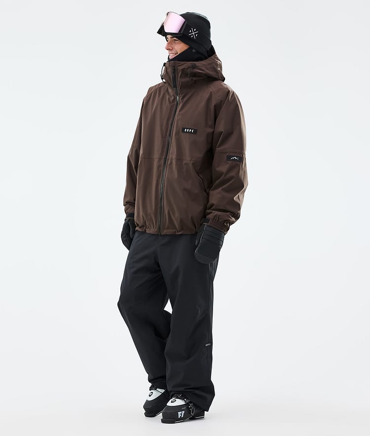 Dope Spartan Veste de Ski Homme Dark Brown, Image 3 sur 9