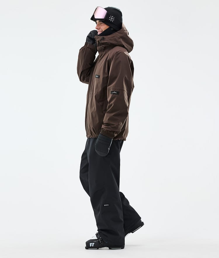 Dope Spartan Veste de Ski Homme Dark Brown, Image 5 sur 9