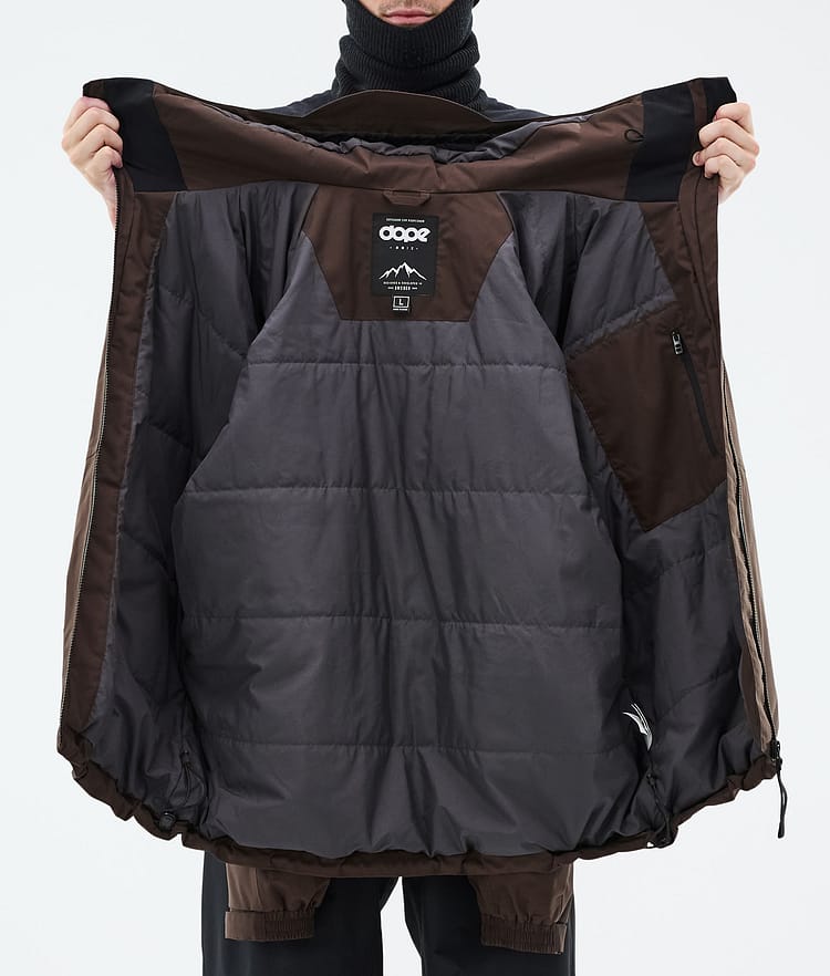 Dope Spartan Veste Snowboard Homme Dark Brown, Image 8 sur 8