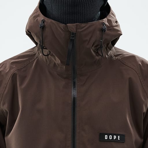 Přední zip s vnitřní klopou