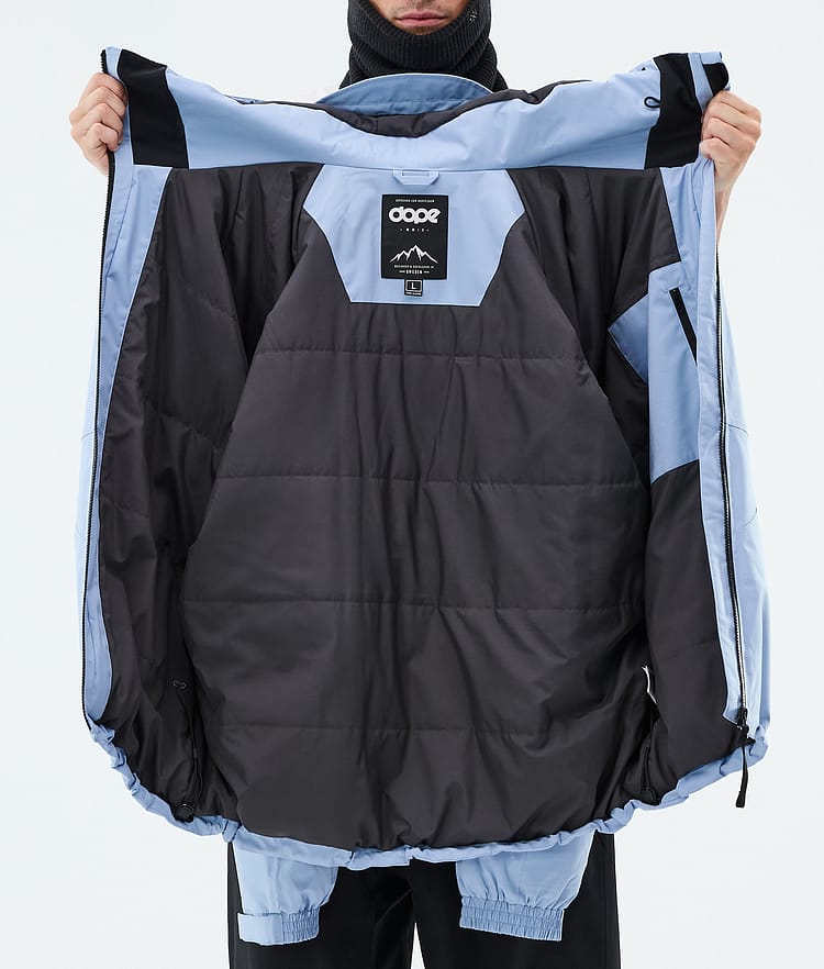 Dope Spartan Snowboardjakke Herre Spike Light Blue/Black, Image 8 of 8