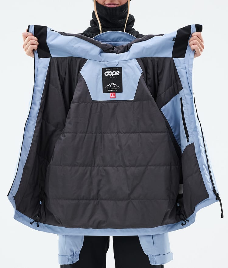 Dope Spartan W Veste de Ski Femme Light Blue, Image 8 sur 8