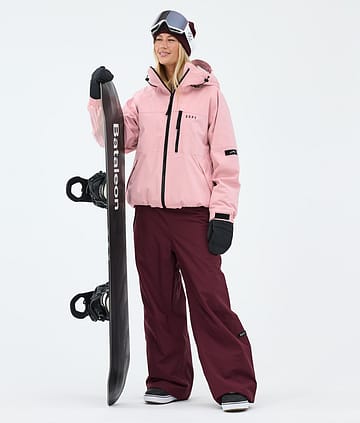 Dope Spartan W Snowboard Outfit Soft Pink/Burgundy