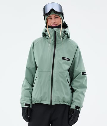 Dope Spartan W Snowboard Jacket Women Faded Green