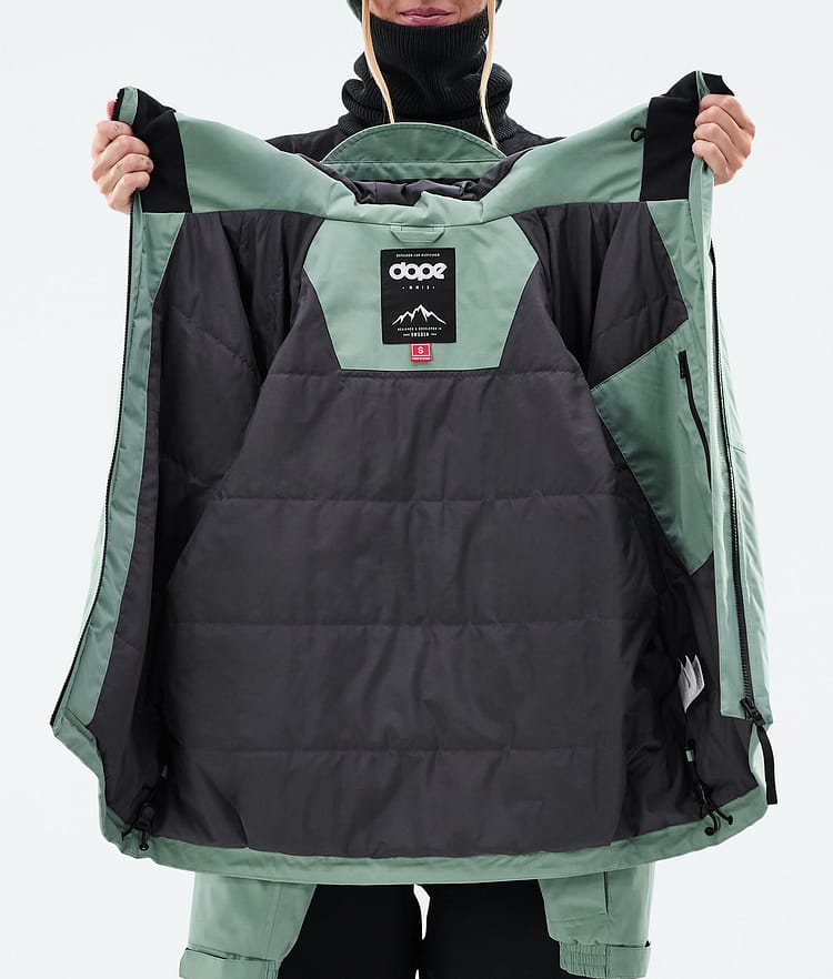 Dope Spartan W Veste Snowboard Femme Faded Green, Image 8 sur 8