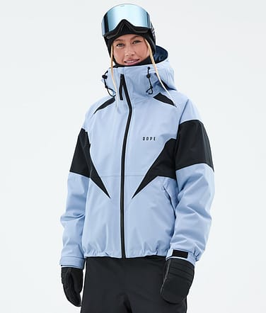 Dope Spartan W Giacca Snowboard Spike Light Blue/Black