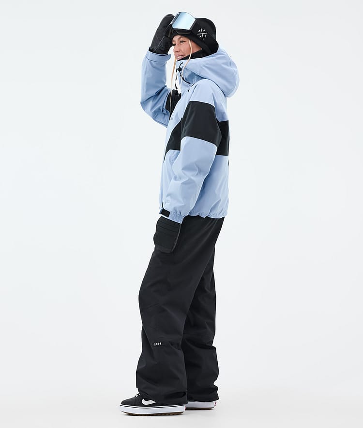 Dope Spartan W Veste Snowboard Femme Spike Light Blue/Black, Image 3 sur 8