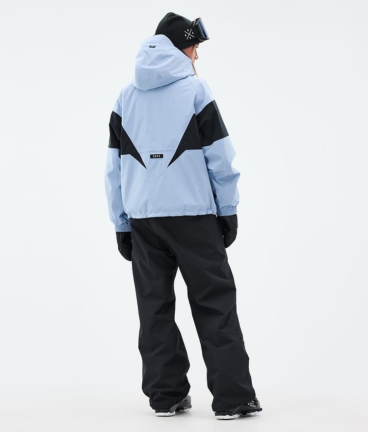 Dope Spartan W Veste de Ski Femme Spike Light Blue/Black, Image 4 sur 8