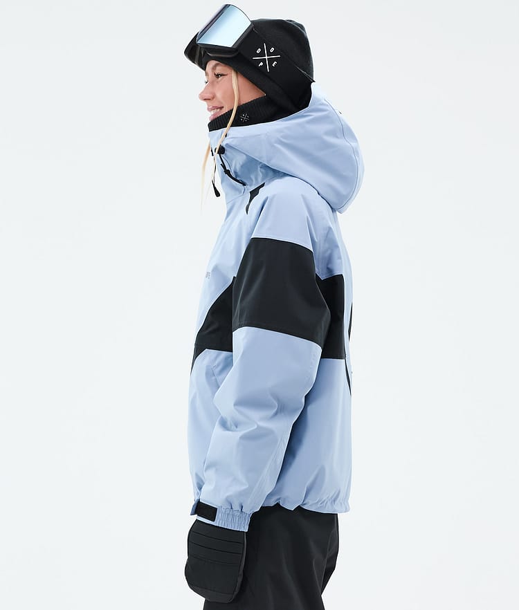 Dope Spartan W Veste Snowboard Femme Spike Light Blue/Black, Image 5 sur 8