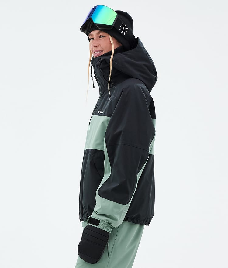 Dope Spartan W Veste Snowboard Femme Stripe Black/Faded Green, Image 5 sur 8