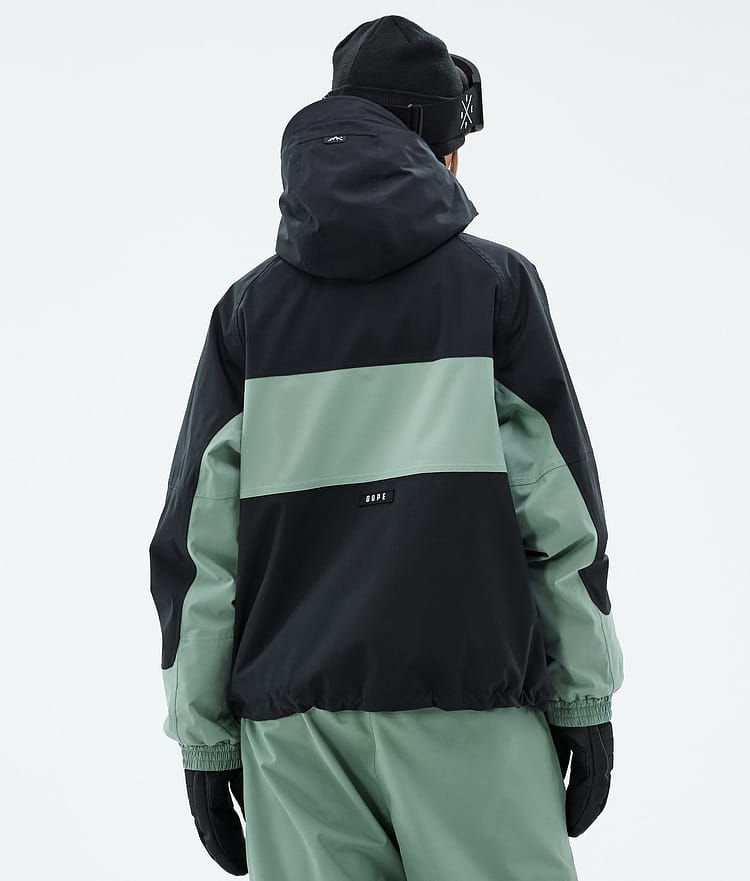 Dope Spartan W Veste Snowboard Femme Stripe Black/Faded Green, Image 6 sur 8