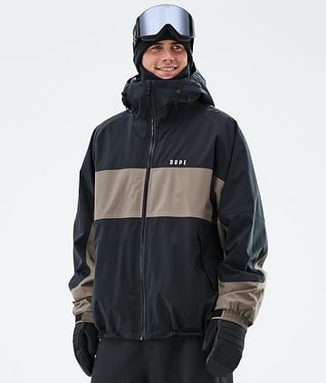 Dope Spartan Kurtka Snowboardowa Stripe Black/Walnut