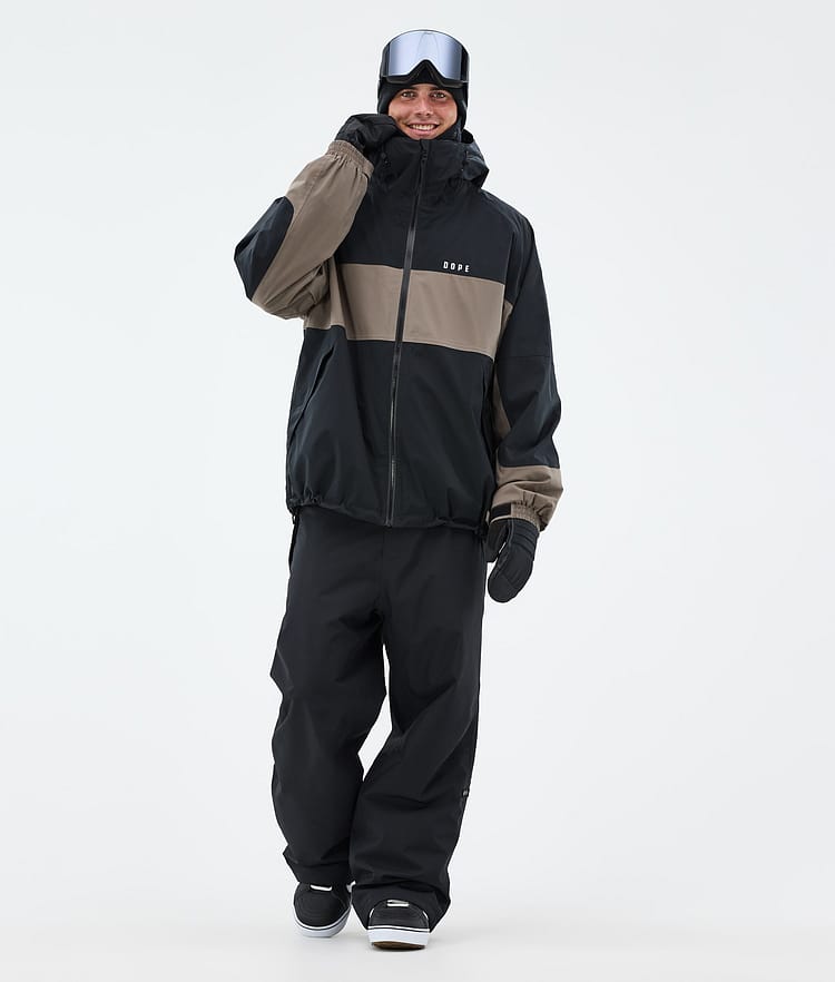 Dope Spartan Veste Snowboard Homme Stripe Black/Walnut, Image 2 sur 8