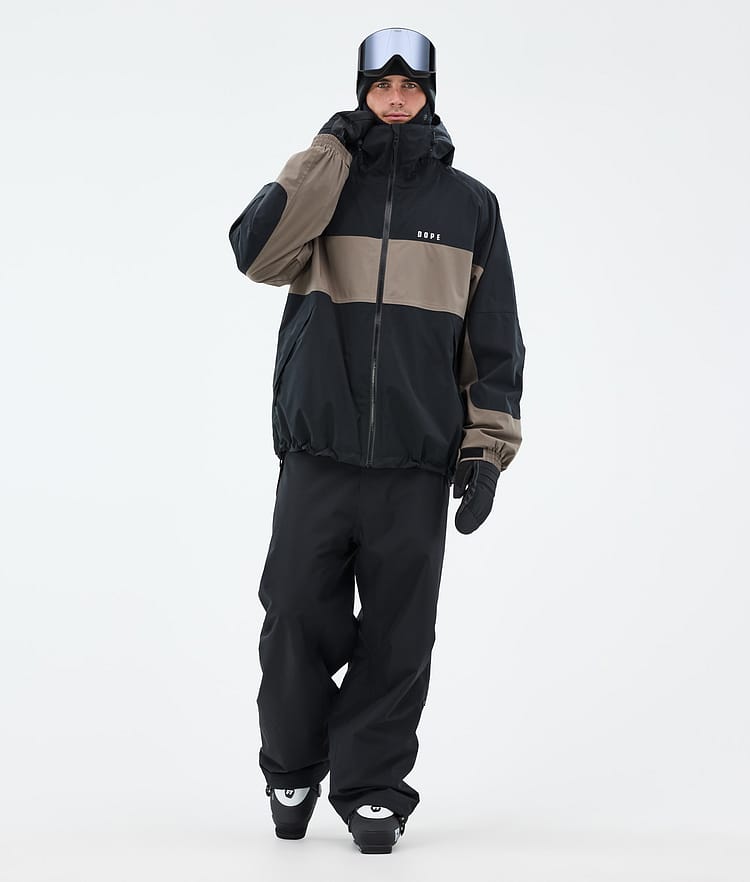 Dope Spartan Giacca Sci Uomo Stripe Black/Walnut, Immagine 2 di 8