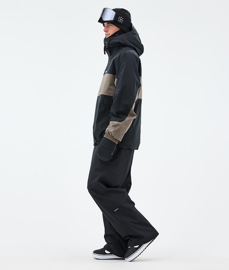 Dope Spartan Veste Snowboard Homme Stripe Black/Walnut, Image 3 sur 8