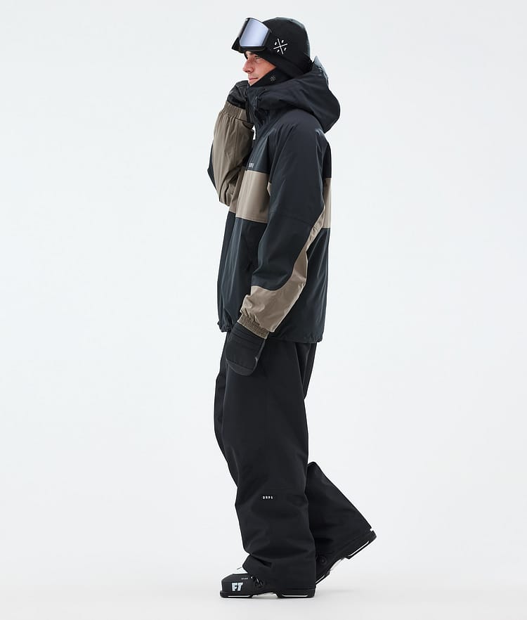 Dope Spartan Giacca Sci Uomo Stripe Black/Walnut, Immagine 3 di 8