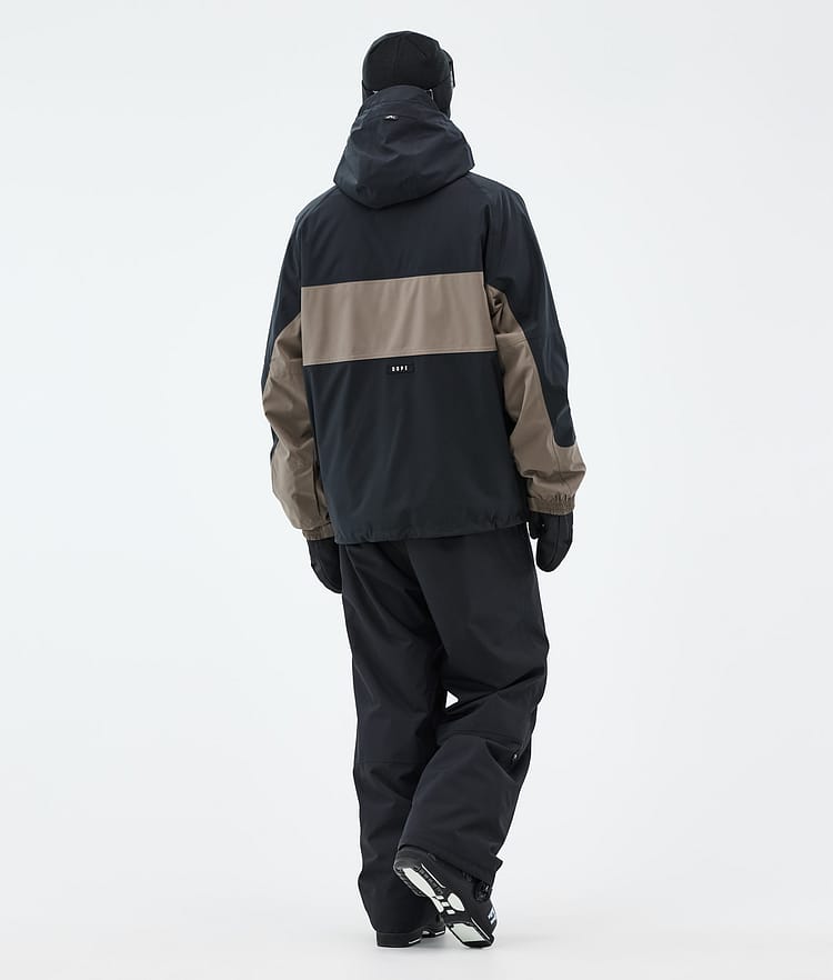 Dope Spartan Kurtka Narciarska Mężczyźni Stripe Black/Walnut, Zdjęcie 4 z 8